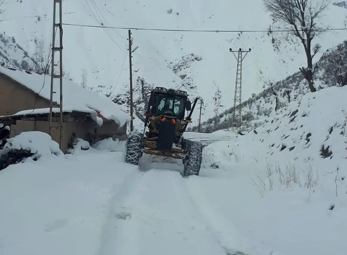 Hakkari’de 59 köy ve 181 mezra yolu kapandı
