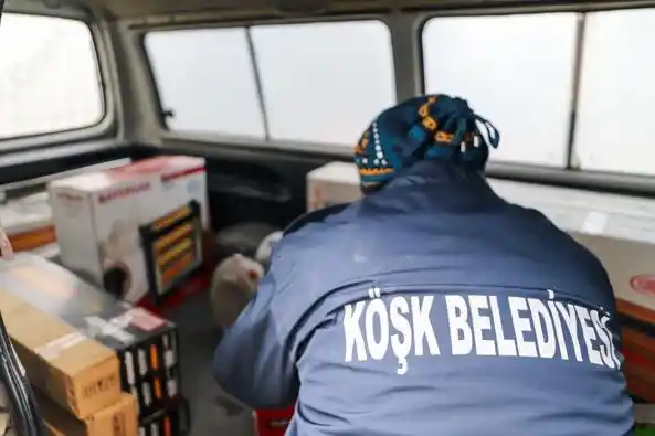 Köşk Belediyesi, depremzedeler için yardım kampanyası başlattı
